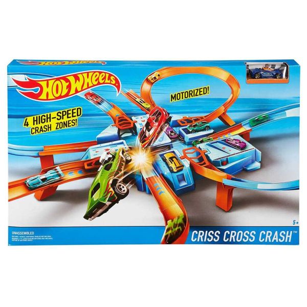 Hot Wheels Игровой трек "Перекрестное столкновение"